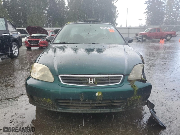 2000 Honda Civic LX with VIN 1HGEJ6678YL008692, listed as a Copart auction lot 53534795 with 305,759 mi miles and Clean Title. Bid and sale history available at carsss.com. Image 5.