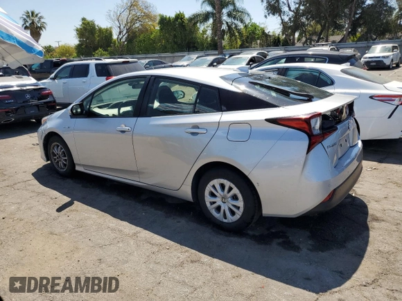 2022 Toyota Prius L Eco with VIN JTDKAMFU1N3179243, listed as a Copart auction lot 52598805 with 0 mi miles and Non Repairable. Bid and sale history available at carsss.com. Image 2.