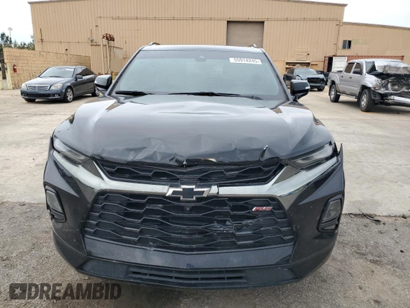2020 Chevrolet Blazer RS z VIN 3GNKBERS4LS697598, wystawiony jako Copart lot #55914245 z przebiegiem 65 578 mil mil oraz Szkoda całkowita • Salvage title. Historia ofert i sprzedaży dostępna na DreamBid. Obrazek 5.