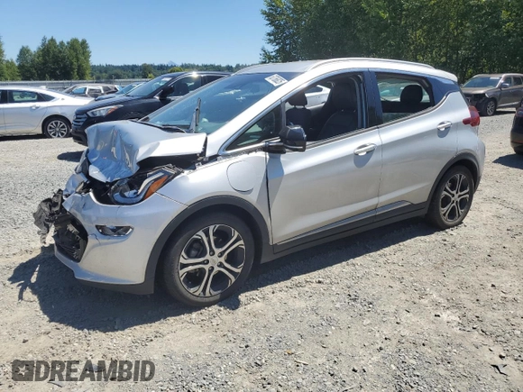 2017 Chevrolet Bolt EV Premier z VIN 1G1FX6S03H4183980, wystawiony jako Copart lot #63766825 z przebiegiem 65 294 mil mil oraz Szkoda całkowita • Salvage title. Historia ofert i sprzedaży dostępna na DreamBid. Obrazek 1.