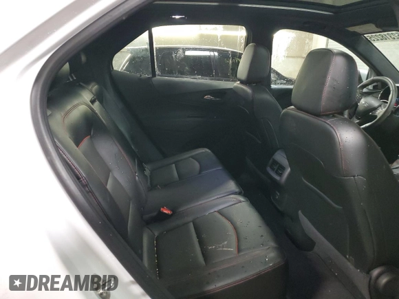 2023 Chevrolet Equinox RS with VIN 3GNAXWEG9PS110886, listed as a Copart auction lot 52318225 with 28,557 mi miles and Salvage title. Bid and sale history available at DreamBid. Image 10.