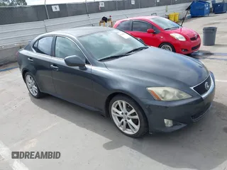2006 Lexus IS 250 with VIN JTHBK262X65014294, listed as a IAAI auction lot 42165001 with 203,762 mi miles and . Bid and sale history available at DreamBid. Image 1.