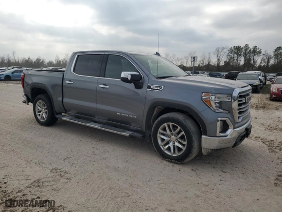 2022 GMC Sierra 1500 Limited SLT with VIN 1GTU9DET8NZ192191, listed as a Copart auction lot 42244485 with 0 mi miles and Salvage Title. Bid and sale history available at carsss.com. Image 4.