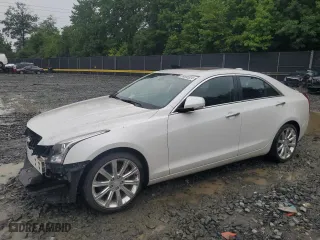2016 Cadillac ATS Sedan Luxury Collection AWD with VIN 1G6AH5RX3G0110791, listed as a Copart auction lot 64685524 with 38,358 mi miles and Salvage Title. Bid and sale history available at carsss.com. Image 1.