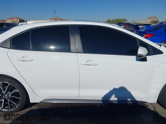 2022 Toyota Corolla SE with VIN JTDP4MCE9N3503940, listed as a IAAI auction lot 41856413 with 50,155 mi miles. Bid and sale history available at carsss.com. Image 14.
