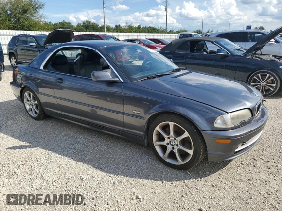 2002 BMW 3 Series 330Ci with VIN WBABS53462JU93563, listed as a Copart auction lot 74139414 with Not Provided miles and Salvage Title. Bid and sale history available at DreamBid. Image 4.