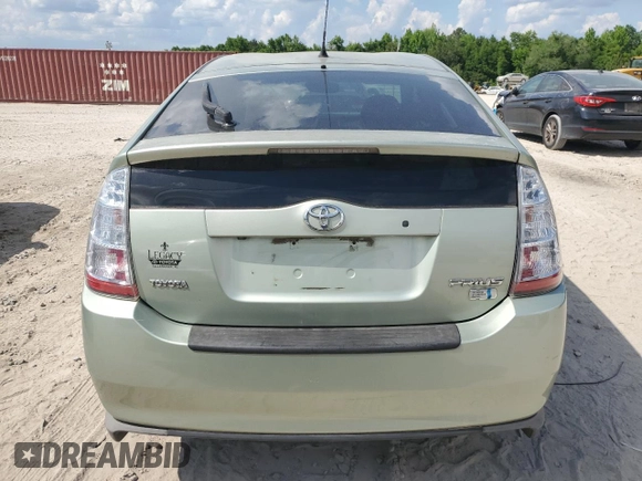 2008 Toyota Prius with VIN JTDKB20U983440844, listed as a Copart auction lot 54329255 with 123,492 mi miles and Salvage Title. Bid and sale history available at DreamBid. Image 6.