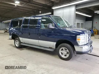 2008 Ford Econoline Passenger XL with VIN 1FMNE11L18DB43562, listed as a Copart auction lot 50723515 with 143,874 mi miles and Salvage Title. Bid and sale history available at carsss.com. Image 4.