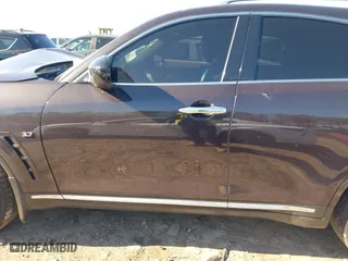 2017 Infiniti QX70 with VIN JN8CS1MU9HM140437, listed as a IAAI auction lot 41270542 with 72,312 mi miles. Bid and sale history available at carsss.com. Image 14.