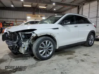 2019 Infiniti QX50 Essential z VIN 3PCAJ5M11KF135235, wystawiony jako Copart lot #47788105 z przebiegiem 76 909 mil mil oraz Szkoda całkowita • Salvage title. Historia ofert i sprzedaży dostępna na DreamBid. Obrazek 1.