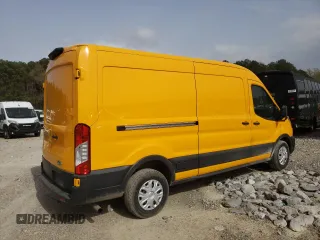2021 Ford Transit Cargo with VIN 1FTBW9C87MKA79870, listed as a Copart auction lot 86796564 with 54,831 mi miles and Salvage Title. Bid and sale history available at DreamBid. Image 3.