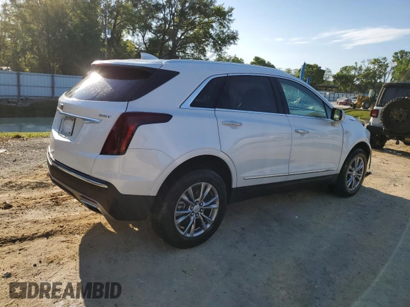 2023 Cadillac XT5 FWD Premium Luxury with VIN 1GYKNCR44PZ159038, listed as a Copart auction lot 50614465 with 11,781 mi miles and Salvage Title. Bid and sale history available at carsss.com. Image 3.