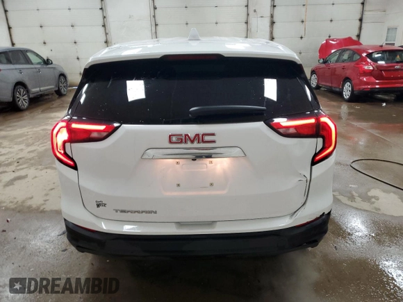 2019 GMC Terrain SLE z VIN 3GKALMEV0KL102870, wystawiony jako Copart lot #42366725 z przebiegiem 86 738 mil mil oraz Czysty tytuł • Clean title. Historia ofert i sprzedaży dostępna na DreamBid. Obrazek 6.