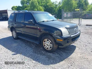 2003 Mercury Mountaineer Convenience z VIN 4M2DU86K43ZJ10878, wystawiony jako IAAI lot #42390874 z przebiegiem 194 867 mil mil oraz . Historia ofert i sprzedaży dostępna na DreamBid. Obrazek 1.