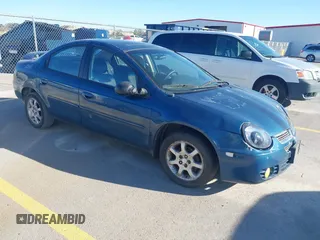 2003 Dodge Neon SXT with VIN 1B3ES56C43D150870, listed as a IAAI auction lot 41478965 with 219,292 mi miles. Bid and sale history available at carsss.com. Image 1.