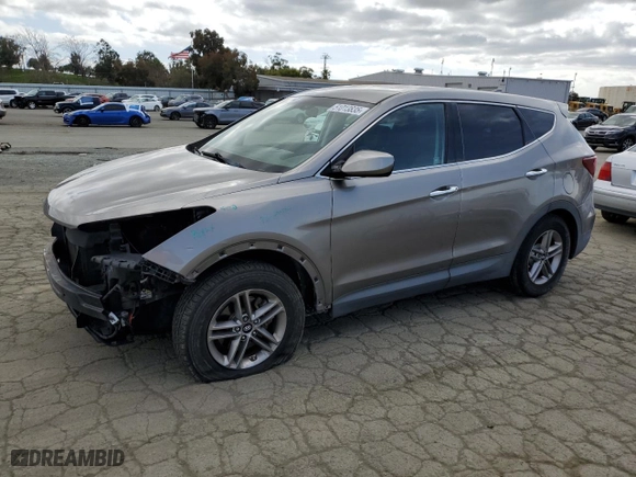 2017 Hyundai Santa Fe Sport 2.4L with VIN 5XYZTDLB1HG417961, listed as a Copart auction lot 51013835 with NaN miles and Salvage Title. Bid and sale history available at carsss.com. Image 1.