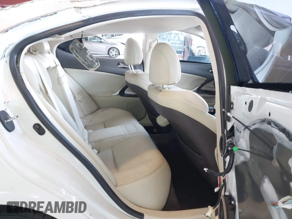 2013 Lexus IS 250 with VIN JTHCF5C20D5060860, listed as a IAAI auction lot 42408760 with Not provided miles and . Bid and sale history available at DreamBid. Image 8.