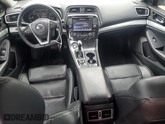 2016 Nissan Maxima SL with VIN 1N4AA6AP7GC384776, listed as a Copart auction lot 54777145 with 107,140 mi miles and Salvage title. Bid and sale history available at DreamBid. Image 8.