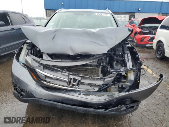 2012 Honda CR-V EX-L with VIN 5J6RM4H77CL041923, listed as a Copart auction lot 59721555 with 123,065 mi miles and Salvage title. Bid and sale history available at DreamBid. Image 5.