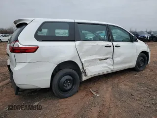 2017 Toyota Sienna L with VIN 5TDZZ3DC8HS855623, listed as a Copart auction lot 83327124 with 209,335 mi miles and Salvage Title. Bid and sale history available at DreamBid. Image 3.