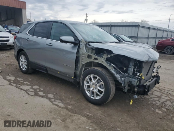 2024 Chevrolet Equinox LT with VIN 3GNAXKEG0RS154481, listed as a Copart auction lot 51261215 with 38,374 mi miles and Salvage Title. Bid and sale history available at carsss.com. Image 4.