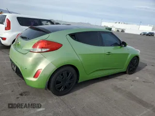2012 Hyundai Veloster w/Red Int with VIN KMHTC6AD7CU081810, listed as a Copart auction lot 85392454 with 172,747 mi miles and Clean title. Bid and sale history available at DreamBid. Image 3.