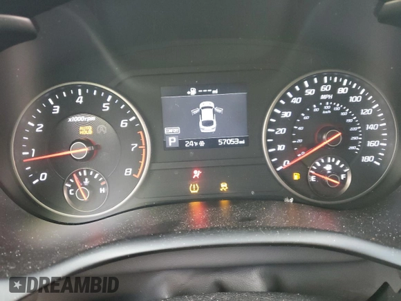 2018 Kia Stinger GT with VIN KNAE35LC0J6039182, listed as a Copart auction lot 41696565 with 57,053 mi miles and Salvage Title. Bid and sale history available at carsss.com. Image 9.