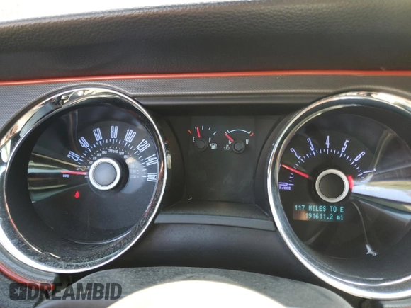 2013 Ford Mustang V6 with VIN 1ZVBP8EM4D5280445, listed as a Copart auction lot 55115015 with 191,611 mi miles and Salvage title. Bid and sale history available at DreamBid. Image 9.