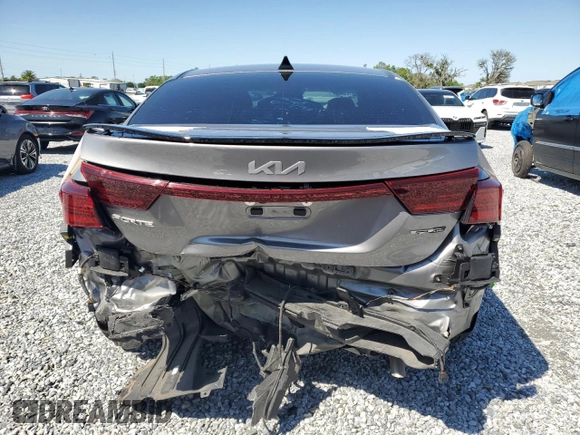 2023 Kia Forte GT-Line with VIN 3KPF54ADXPE628489, listed as a Copart auction lot 49471905 with 35,055 mi miles and Salvage Title. Bid and sale history available at carsss.com. Image 6.