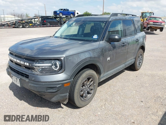 2024 Ford Bronco Sport Big Bend with VIN 3FMCR9B69RRE41286, listed as a IAAI auction lot 42654547 with 8,041 mi miles and . Bid and sale history available at DreamBid. Image 2.