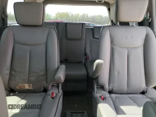 2014 Nissan Quest S with VIN JN8AE2KP1E9105066, listed as a Copart auction lot 52722365 with 140,840 mi miles and Salvage Title. Bid and sale history available at carsss.com. Image 10.
