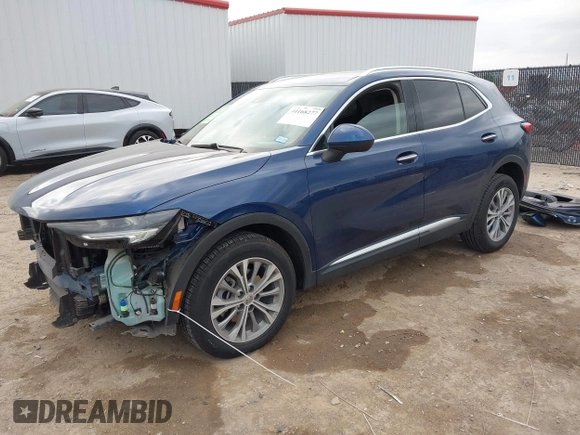 2022 Buick Envision Preferred with VIN LRBAZLR41ND068887, listed as a IAAI auction lot 41168277 with 33,997 mi miles. Bid and sale history available at carsss.com. Image 18.
