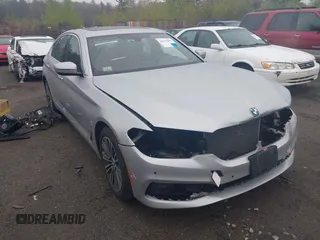 2018 BMW 5 Series 530e xDrive with VIN WBAJB1C53JB084376, listed as a IAAI auction lot 42137601 with 105,460 mi miles and . Bid and sale history available at DreamBid. Image 1.