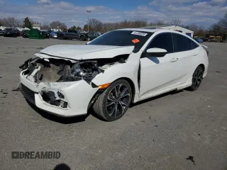 2019 Honda Civic Si with VIN 2HGFC1E55KH703072, listed as a Copart auction lot 44156035 with Not Provided miles and Salvage Title. Bid and sale history available at DreamBid. Image 1.
