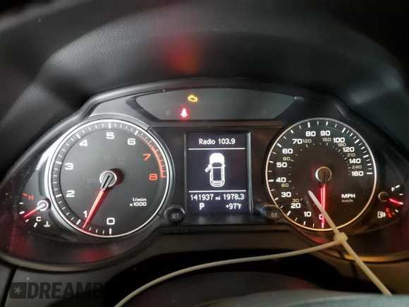 2015 Audi Q5 Premium Plus with VIN WA1LFAFP2FA006482, listed as a Copart auction lot 58830545 with 141,937 mi miles and Salvage title. Bid and sale history available at DreamBid. Image 9.