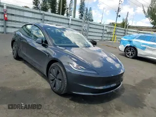 2025 Tesla Model 3 Long Range with VIN 5YJ3E1EA1SF938356, listed as a Copart auction lot 50609695 with 807 mi miles and Salvage Title. Bid and sale history available at DreamBid. Image 12.