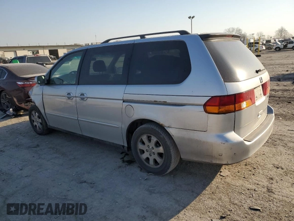2004 Honda Odyssey EX-L with VIN 5FNRL18994B136383, listed as a Copart auction lot 48235275 with 188,030 mi miles and Salvage Title. Bid and sale history available at DreamBid. Image 2.