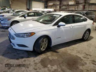 2018 Ford Fusion Hybrid S with VIN 3FA6P0UU9JR122351, listed as a Copart auction lot 46239975 with 106,293 mi miles and Salvage Title. Bid and sale history available at carsss.com. Image 1.