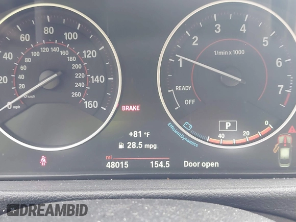 2018 BMW 3 Series 330i xDrive with VIN WBA8D9C52JA608243, listed as a IAAI auction lot 42630988 with 48,015 mi miles and . Bid and sale history available at DreamBid. Image 7.