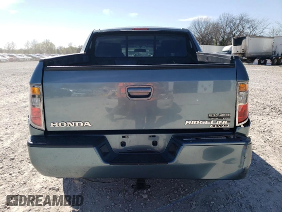2007 Honda Ridgeline RTL w/Leather with VIN 2HJYK16587H540817, listed as a Copart auction lot 49950124 with 169,275 mi miles and Salvage Title. Bid and sale history available at carsss.com. Image 6.