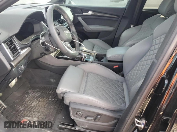 2023 Audi SQ5 Premium Plus with VIN WA1B4AFY8P2145974, listed as a Copart auction lot 74813564 with 15,394 mi miles and Salvage Title. Bid and sale history available at carsss.com. Image 7.