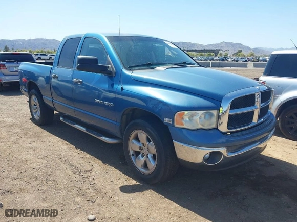 2005 Dodge Ram 1500 SLT with VIN 1D7HA18D35S284397, listed as a IAAI auction lot 41981613 with 205,469 mi miles. Bid and sale history available at carsss.com. Image 1.