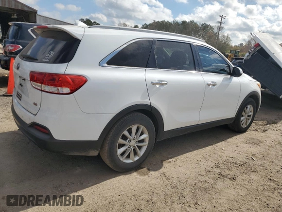 2016 Kia Sorento LX with VIN 5XYPG4A3XGG051455, listed as a Copart auction lot 85659544 with 167,818 mi miles and Salvage Title. Bid and sale history available at carsss.com. Image 3.