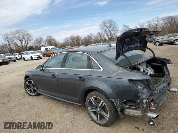 2017 Audi A4 Premium Plus z VIN WAUENAF44HN022506, wystawiony jako Copart lot #49792645 z przebiegiem 69 178 mil mil oraz Szkoda całkowita • Salvage title. Historia ofert i sprzedaży dostępna na DreamBid. Obrazek 2.