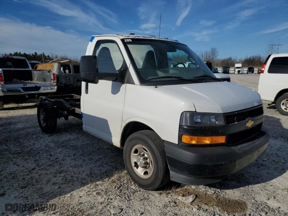 2021 Chevrolet Express Commercial Cutaway with VIN 1GB0GRF75M1176907, listed as a Copart auction lot 78645164 with NaN miles and Clean Title. Bid and sale history available at carsss.com. Image 4.