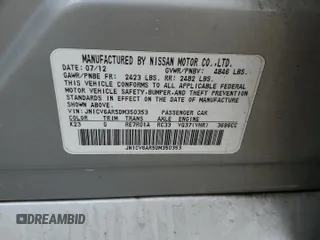 2013 Infiniti G37 x z VIN JN1CV6AR5DM350353, wystawiony jako Copart lot #49036004 z przebiegiem 99 508 mil mil oraz Nie do naprawy • Non repairable. Historia ofert i sprzedaży dostępna na DreamBid. Obrazek 12.