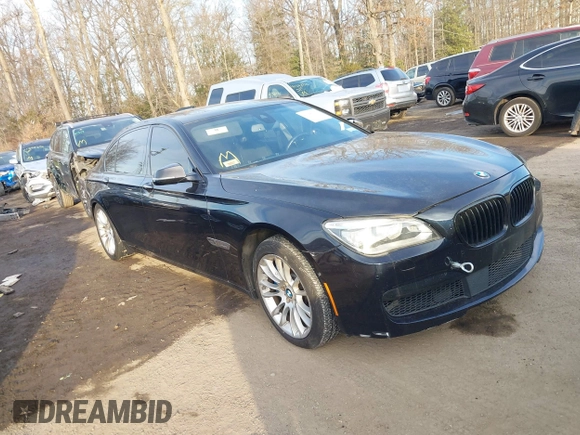 2015 BMW 7 Series 750Li xDrive with VIN WBAYF8C52FD654892, listed as a IAAI auction lot 41368616 with 158,140 mi miles. Bid and sale history available at carsss.com. Image 1.