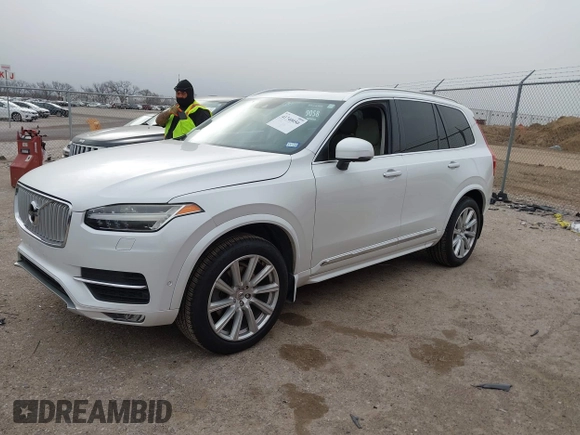2016 Volvo XC90 T6 Inscription with VIN YV4A22PL6G1035900, listed as a IAAI auction lot 41740050 with 104,815 mi miles. Bid and sale history available at carsss.com. Image 17.