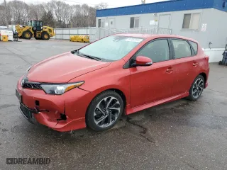 2018 Toyota Corolla iM with VIN JTNKARJE6JJ562044, listed as a Copart auction lot 51302705 with 34,007 mi miles and Salvage Title. Bid and sale history available at carsss.com. Image 1.