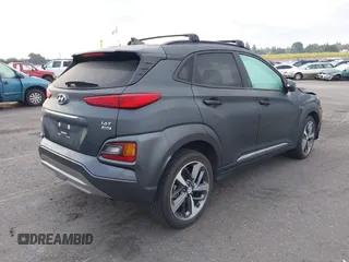2020 Hyundai Kona Limited with VIN KM8K3CA54LU408862, listed as a IAAI auction lot 40573449 with 34,875 mi miles. Bid and sale history available at carsss.com. Image 4.